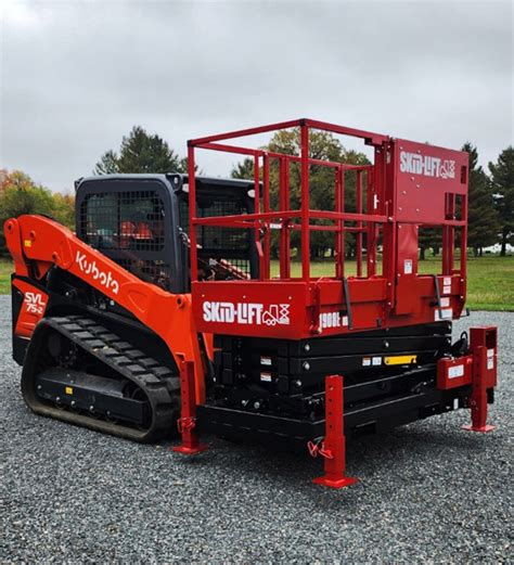 skid steer scissor lift|1908e skid lift attachment.